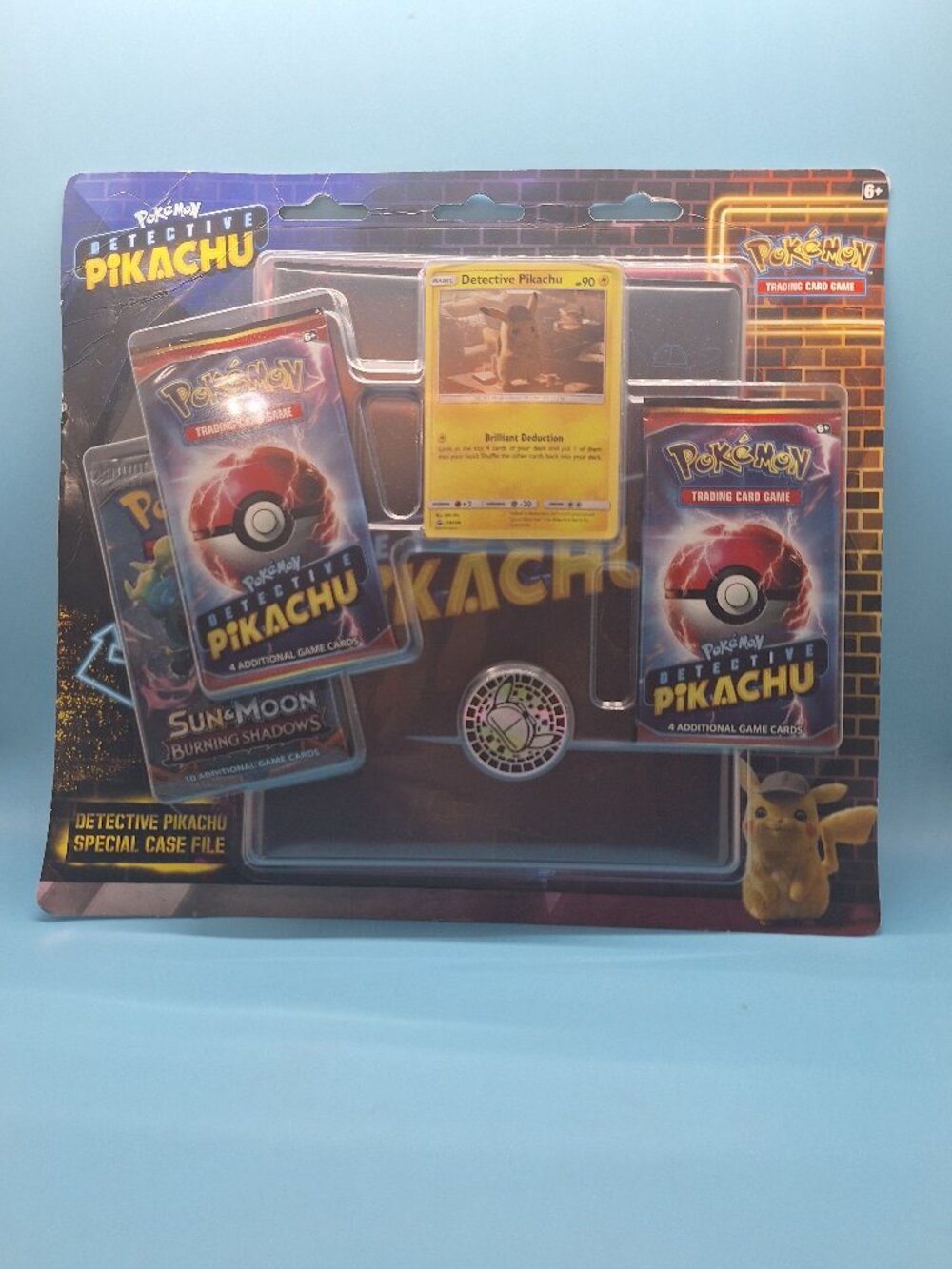 Pokemon Detective Pikachu Special Case File Sealed with Sun & Moon Booster Pack
